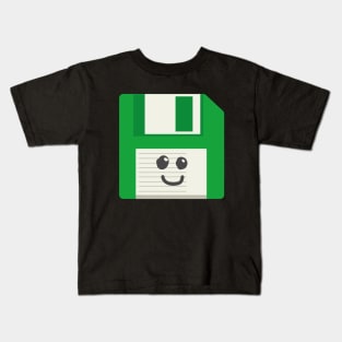 Vintage Floppy Disk | Retro Computer | Nerd and Geek Kids T-Shirt